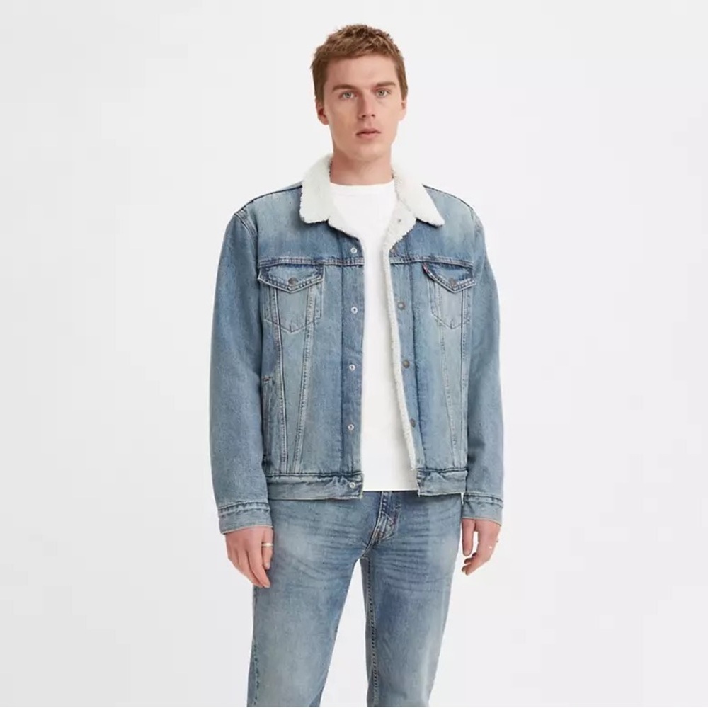 Levis Sherpa Lined Denim Jacket